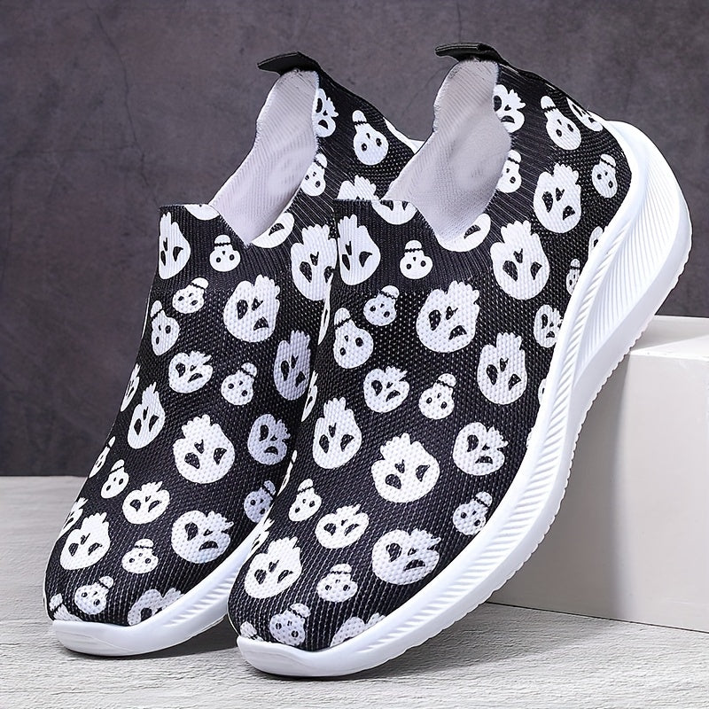 Halloween Ghost Print Non Slip Running Shoes