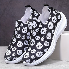 Halloween Ghost Print Non Slip Running Shoes