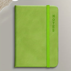 A7 Faux Leather Strap Diary Notebook 160 Pages
