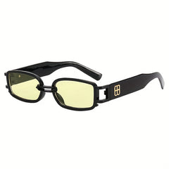 Square Frame Sunglasses Tinted Wrap Around Glasses UV400