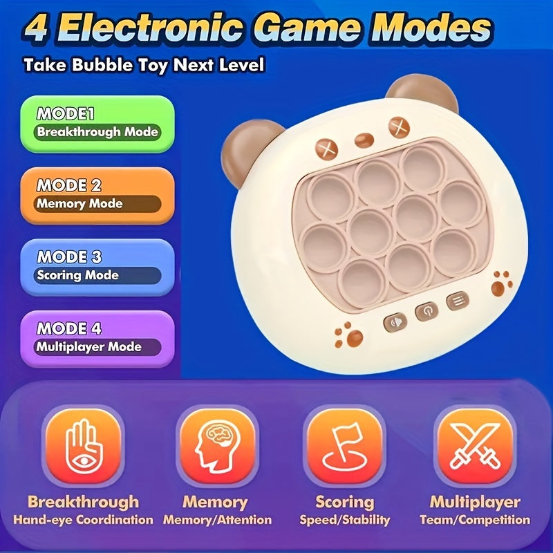 Fast Push Bubble Game For Kids & Adults Pop Fidget Quick Push Game