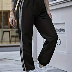 Casual Elastic Waist Sweatpants Joggers Pants Women's Clothing