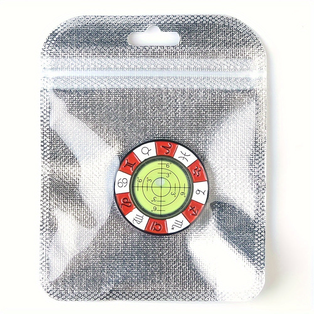 Golf Ball Marker Green Slope Reader Level Meter with Magnet