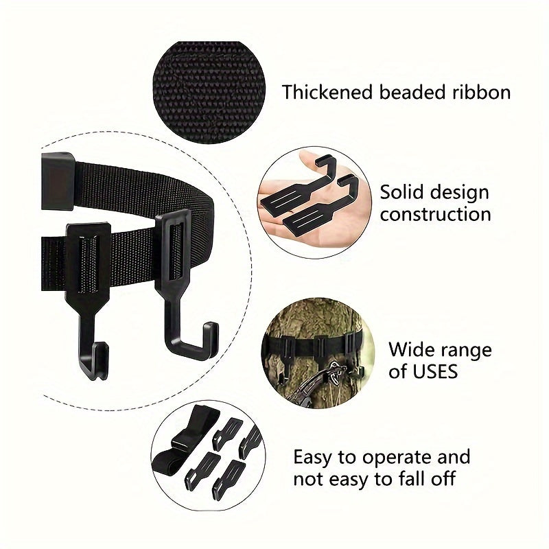 4 5 Hooks Treestand Strap For Camping