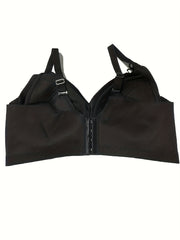 Contrast Lace Push Up Bra Adjustable Intimates Bra