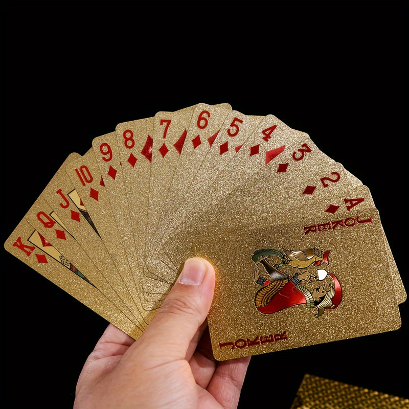 Waterproof Foil Poker Cards for Party Game