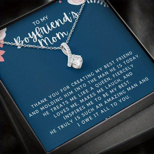 Rhinestone Pendant Necklace With Meaningful Message Card
