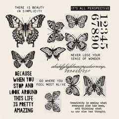 Butterfly Clear Stamps Scrapbooking DIY Greeting Card Embossing