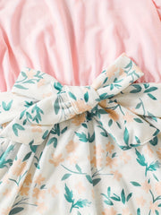 Toddler Girls Ruffle Trim Rompers Jumpsuits For Beach Vacation