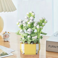 Educational Building Blocks Toy Birthday Party Gift Decoration Potted Plant