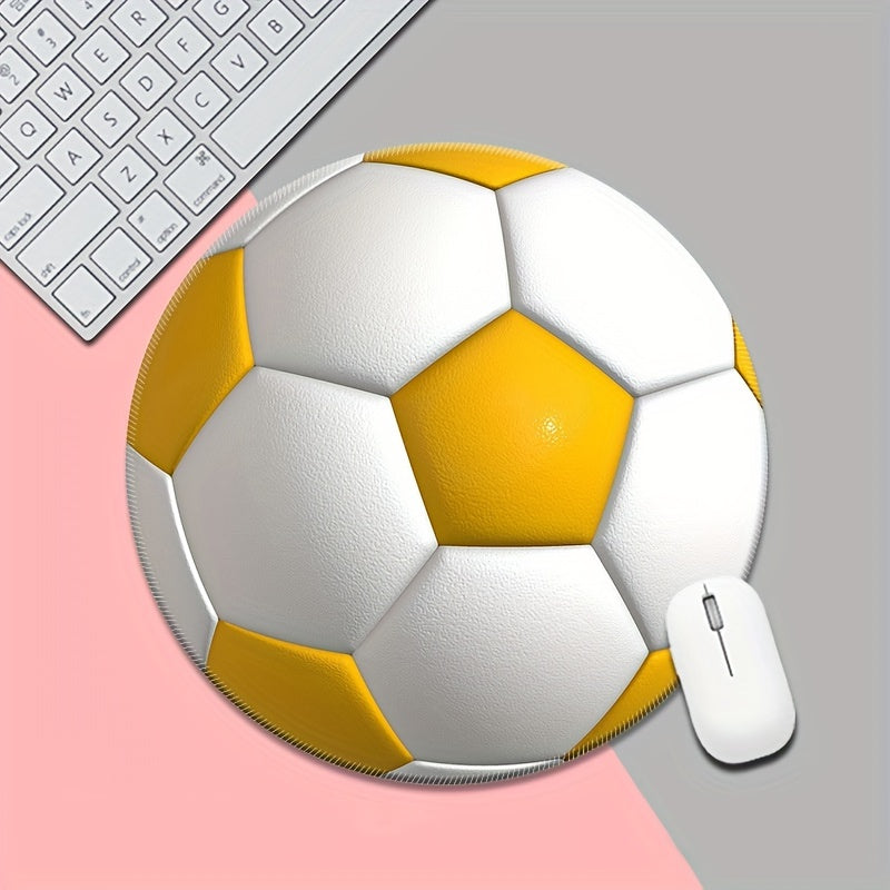 Round Ball Mouse Pad Non-slip Rubber Fun Game Office Laptop Mouse Pad