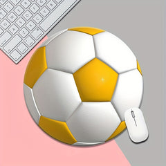 Round Ball Mouse Pad Non-slip Rubber Fun Game Office Laptop Mouse Pad