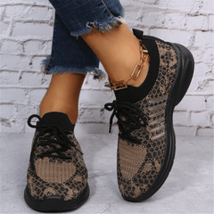 Women's Knit Sports Shoes Mesh Running Tennis Sneakers