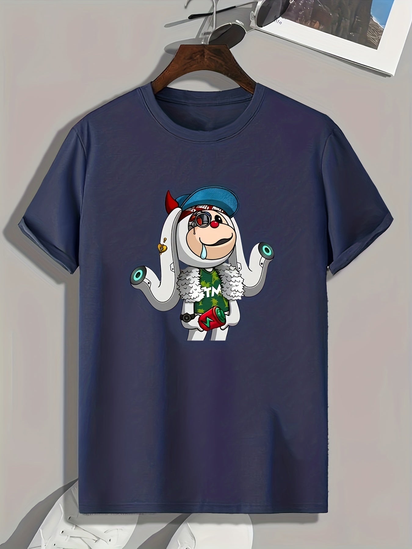 Funny Pattern Print Men's Graphic T-shirt for Summer