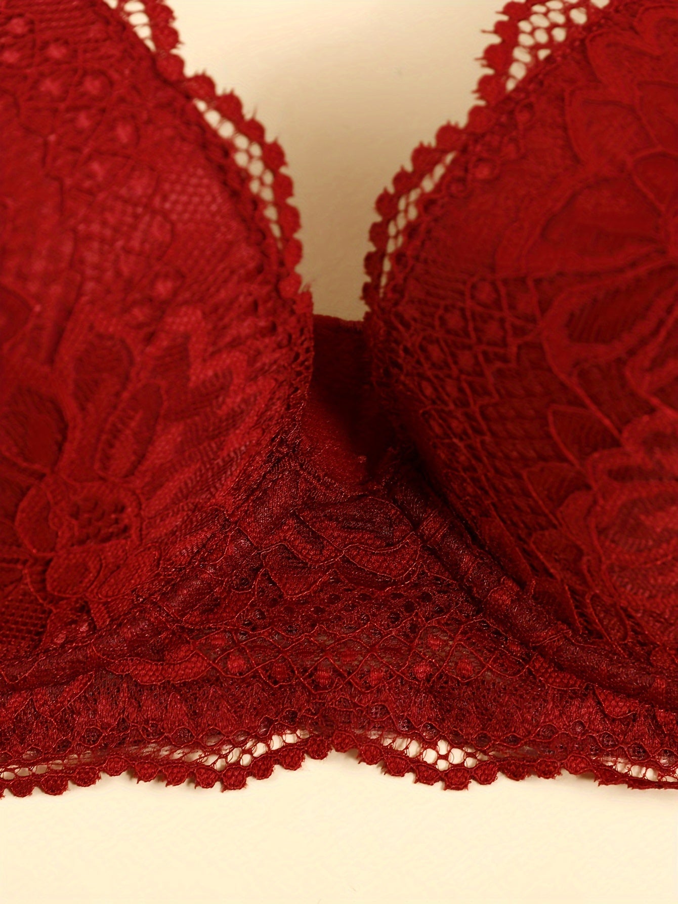 2pcs Lace Push Up Bras Comfy & Breathable Intimates Bra Women's Lingerie