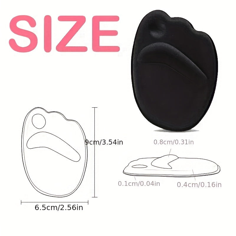 Invisible Half Pads Forefoot Anti Pain Insoles Women's Sandals