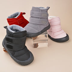Boys' Snow Boots Soft Warm Plus Fleece Outdoor Hiking Winter Shoes