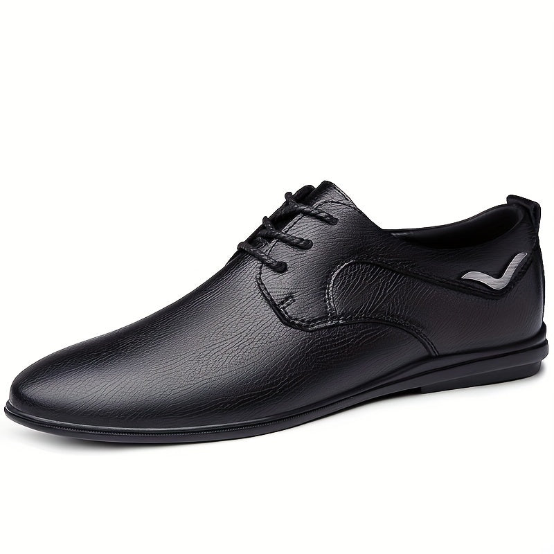 Men's Lace Up Pointed Toe Loafers Breathable Lightweight Casual Shoes