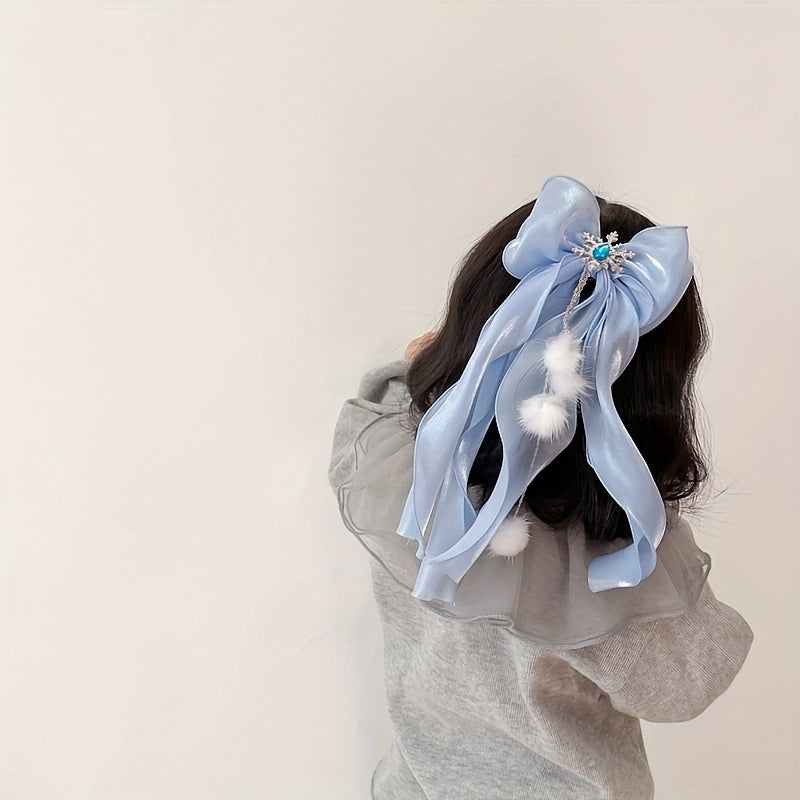 Large Bow Hair Clip Bow Hairpin Hair Barrette French Barrettes Hair Pin