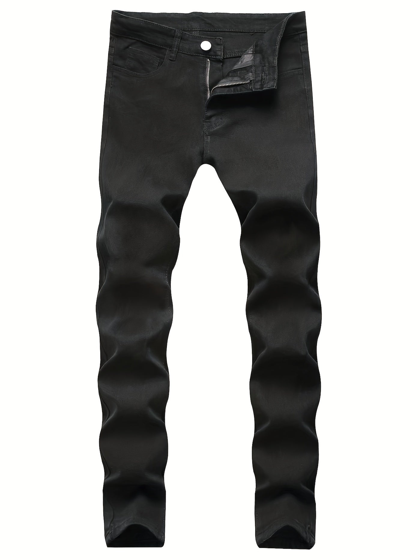 Men's Casual Straight Leg Cotton Jeans