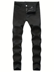 Men's Casual Straight Leg Cotton Jeans