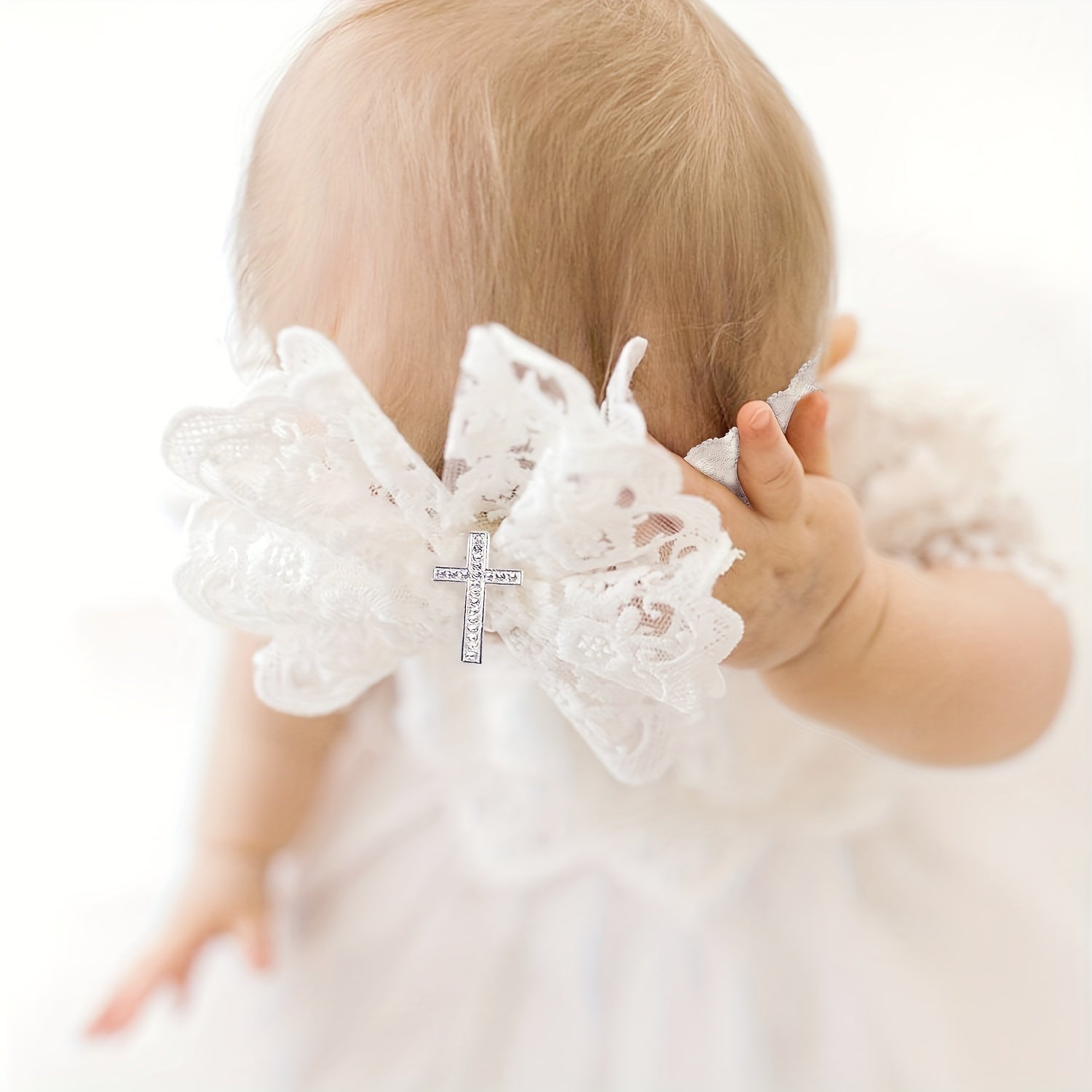 Lace Bow Headband for Newborn Girls - Cute Hair Accessory
