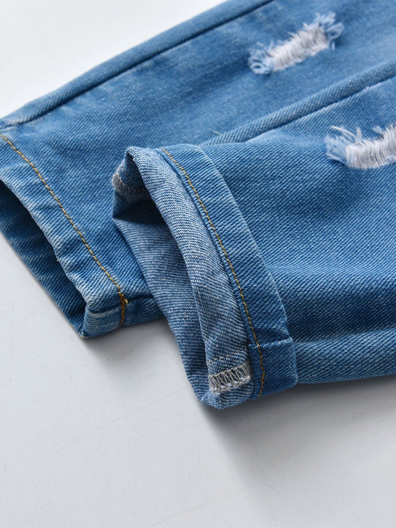 Boys Distressed Ripped Casual Jeans