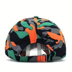Summer Camo Tactical Baseball Cap with Embroidery for Fishing