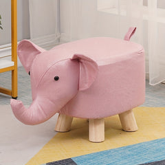 Elephant Shape Small Stool Technology Cloth Shoe Changing Low Stool