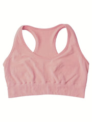 3pcs Seamless Sports Tank Tops Breathable Workout Top