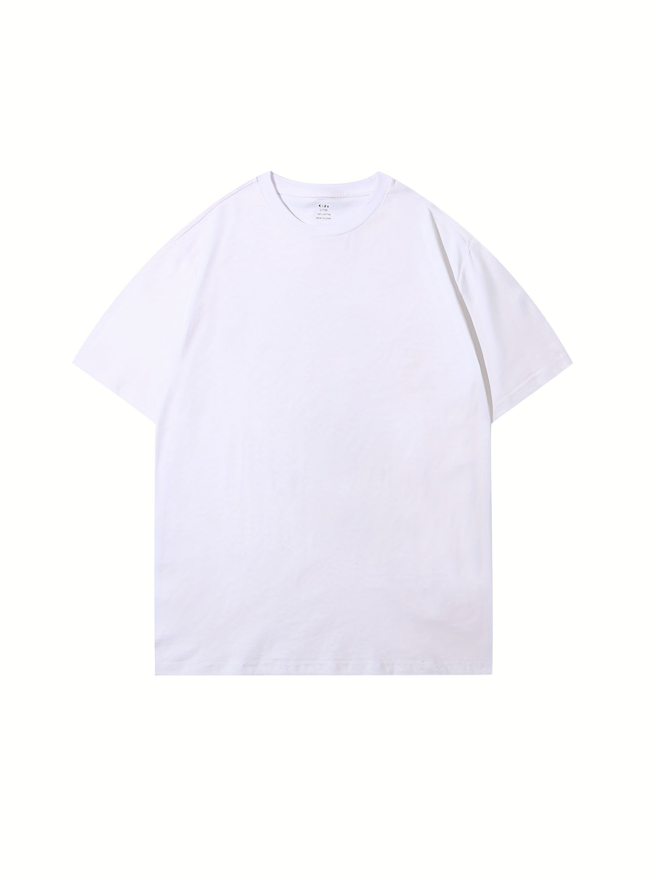 5 Unisex Cotton T-shirts in Various Colors Crew Neck Tee for Kids Summer Wear