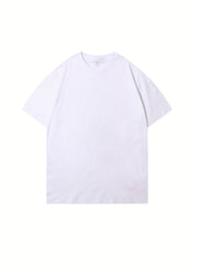 5 Unisex Cotton T-shirts in Various Colors Crew Neck Tee for Kids Summer Wear