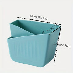 Wall Mounted Storage Box Remote Control Stationery Mobile Phone Organizer