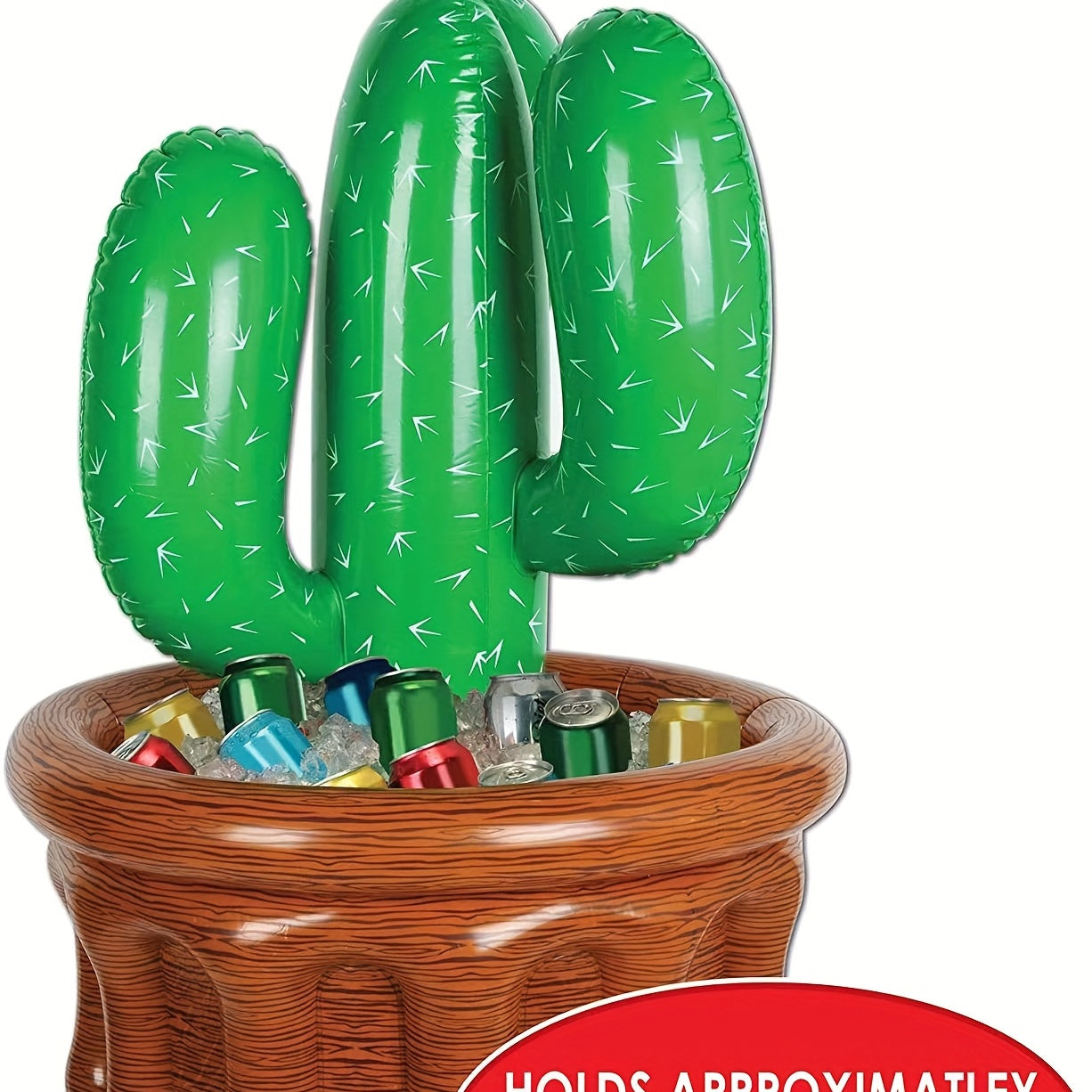 Inflatable Cactus Cooler - Keep Your Drinks Cold at Pool Party