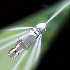 2pcs Stainless Steel Drain Nozzle 5000 PSI + Quick Connector