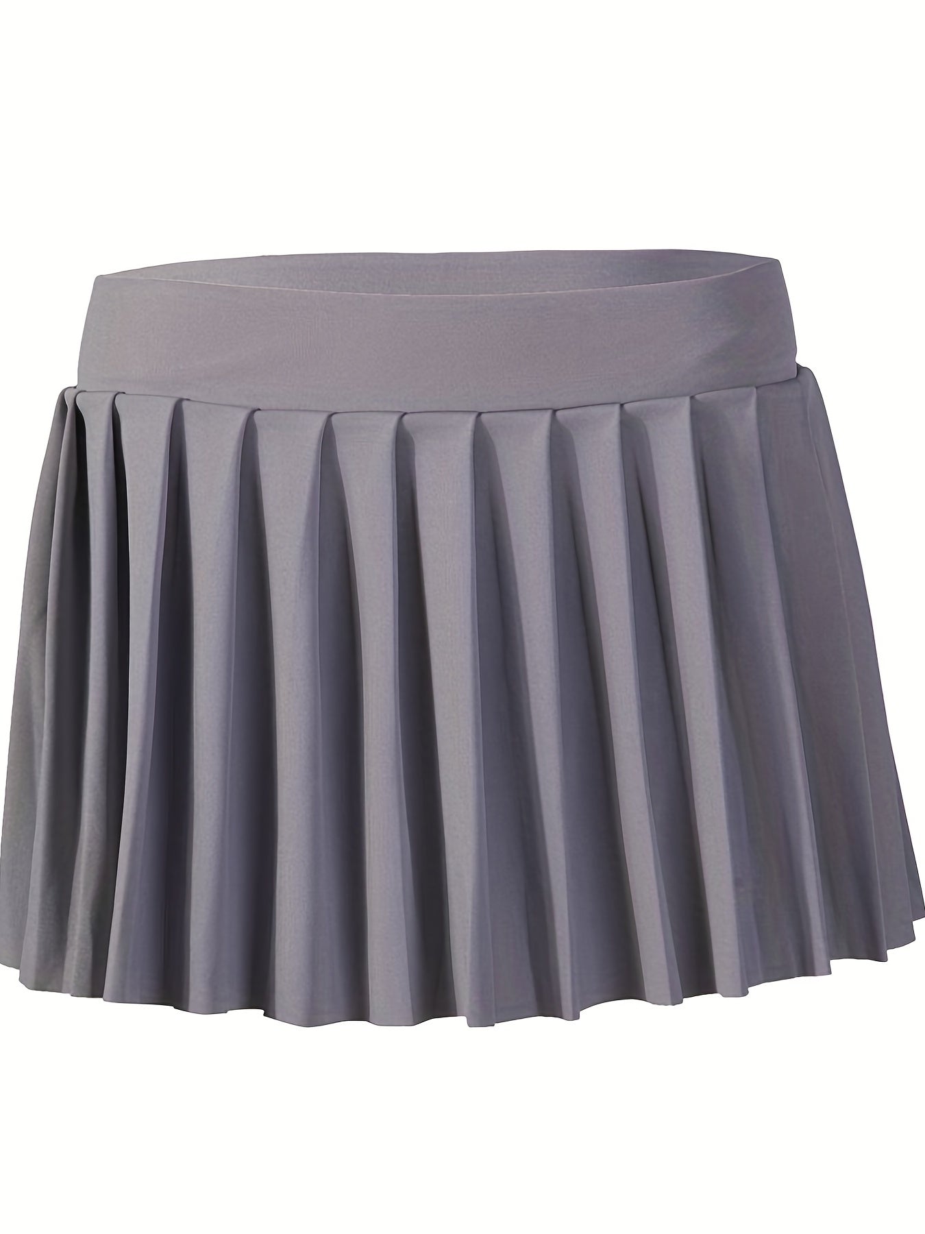 Elastic Waist Pleated Skirts for Tennis Golf Sports Short Skirts