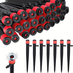 Adjustable Drip Irrigation Emitters with Stake