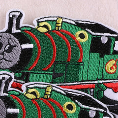 2pcs Embroidered Train Badges Iron On Patches Sew On Embroidered Applique