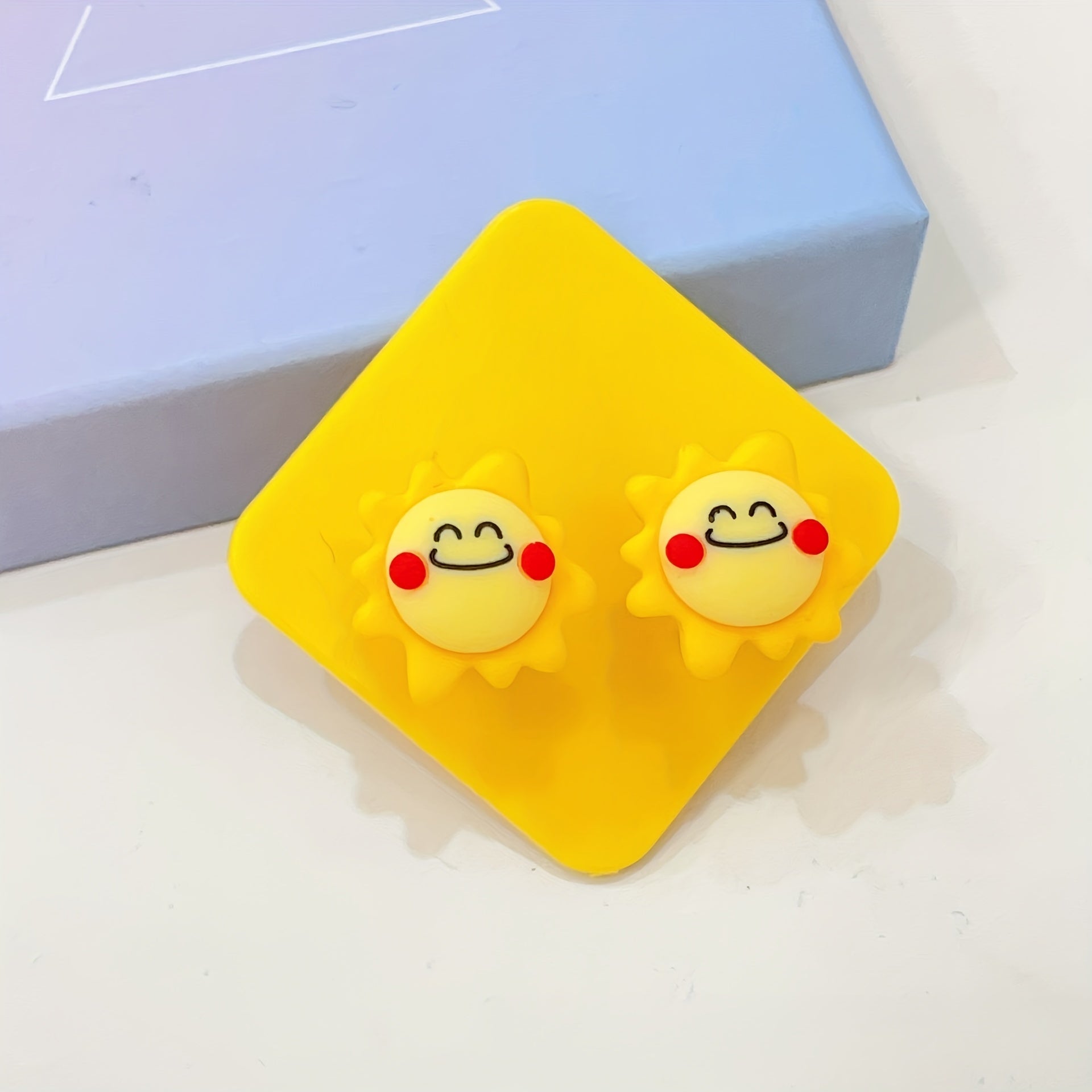 3pcs Cartoon Punch Double Hook Strong Wall Hook Bathroom Sticky Hook