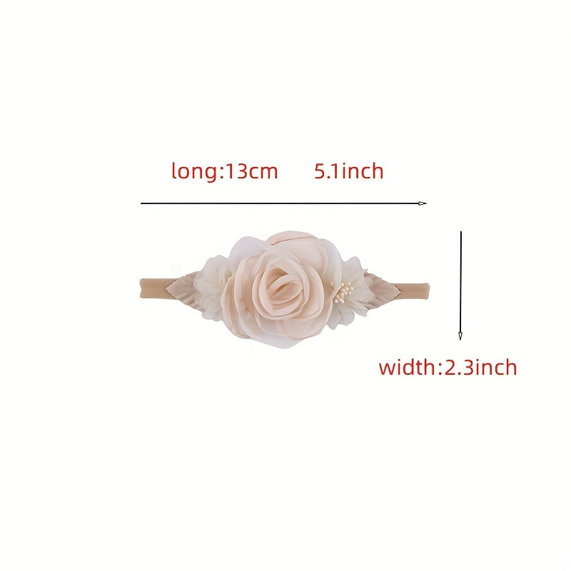 Cute Boy Elastic Hair Band Head Flower Toddler Headband Kids