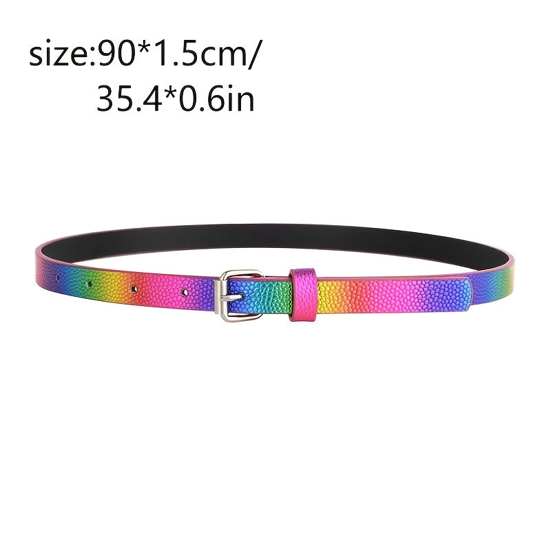 3pcs Soft Leather Belt Decoration Student Pin Buckle Children s And Fine Belt