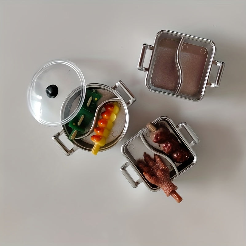 Mini Duck Pot Meal Set with Spicy Skewers