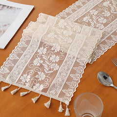 Polyester Table Runner with Lace - Weeding/Birthday/Th
