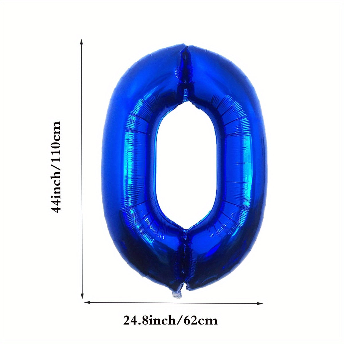 42 Inch Navy Number Balloons 0-9 Large Royal Mylar Foil Helium Dark Number Ballo