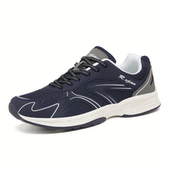 Men's Mesh Running Shoes Breathable Lace Up Sneakers for Outdoor Activities