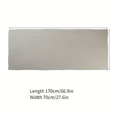 Silver Wire Chiffon Scarf Solid Silky Hijab Lightweight Shawl