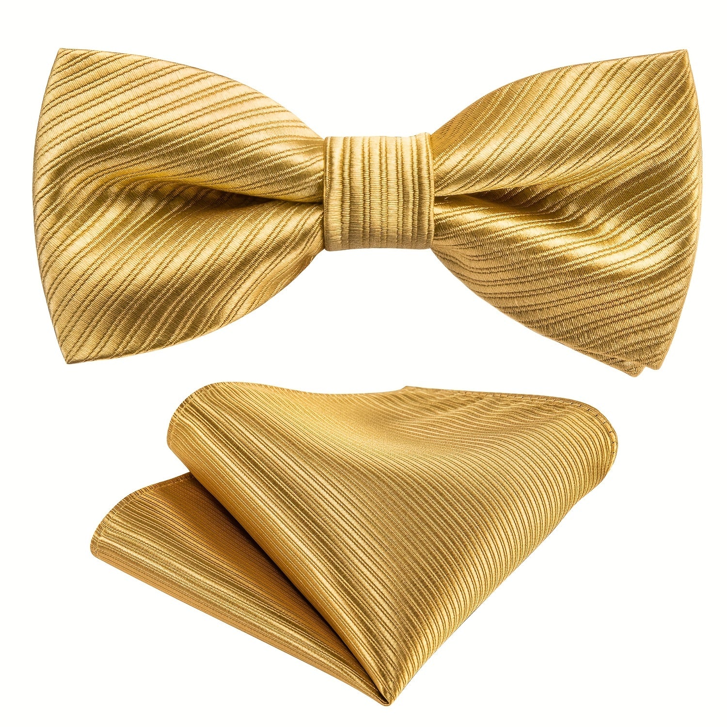 Boys Vintage Bow Tie & Handkerchief Set for Party Performance