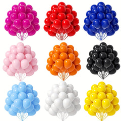 60pcs Colorful Latex Balloons for Various Celebrations and Events