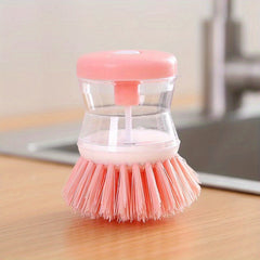 Automatic Liquid Adding Pot Washing Brush - Easy Cleaning for Kitchen