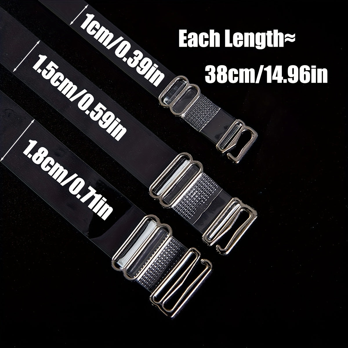 Adjustable Invisible Shoulder Straps 2 Pairs